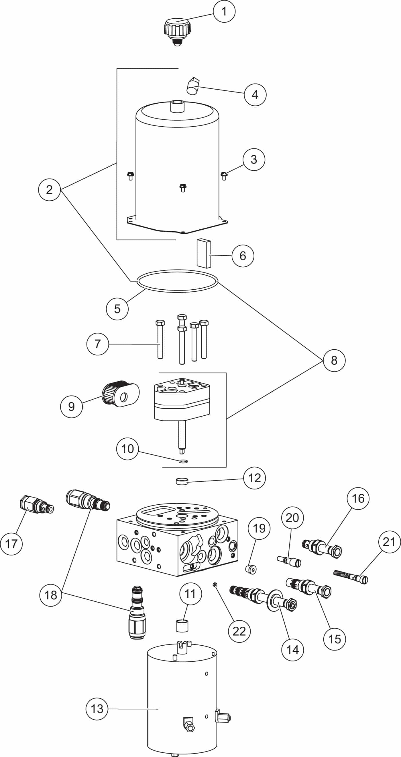 Ultramount Prodigy Hydraulic Unit Diagram